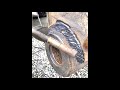 Rebuild of worn out bucket hinge perfect welding repair work of excavator  boom