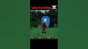 Iam entering Solo leveling dungeon in Minecraft | Solo leveling minecraft 😲 #shorts