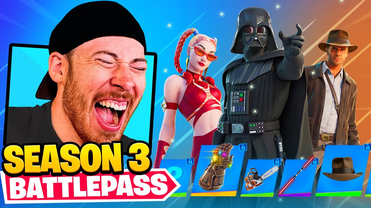 *NEW* SEASON 3 BATTLEPASS in Fortnite! (Tier 100 UNLOCKED)