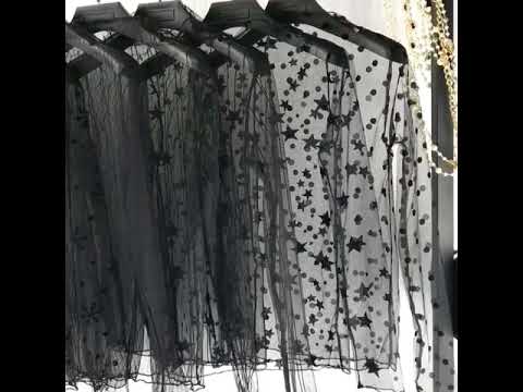 Áo lưới nữ đen tay dài cá tính - Chibell