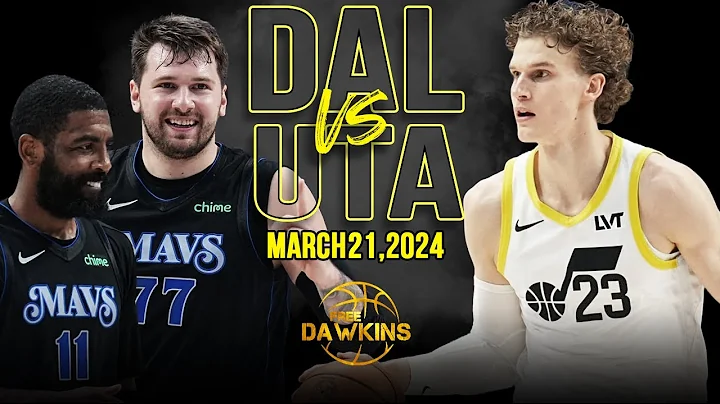 Dallas Mavericks vs Utah Jazz  Full Game Highlights | March 21, 2024 | FreeDawkins - 天天要聞