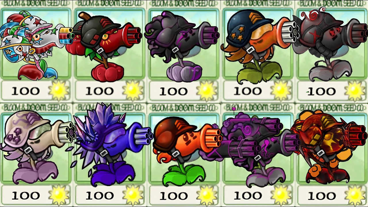 PVZ Fusion 3.4 Showcase 🌱 All Pea Plants – Every Variant Revealed! 1