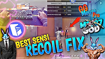 Recoil Problem Fix GG Mouse Pro😱🔥| Best Sensi For Headshot Like Panel GG Mouse Pro key Mapping🔥⌨️🖱📲