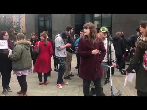 University of Lincoln conservative protest