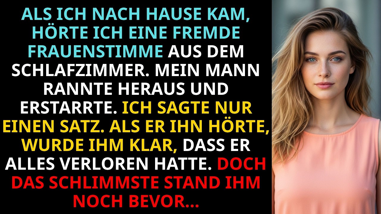 Der Strom fiel aus, und plötzlich stand ich vor der Tür, die mein ganzes Leben verändern sollte. Drei Stunden früher nach Hause, nichts Besonderes geplant. Ich zog die Pumps aus, hörte eine fremde...
