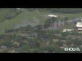 Houston flooding update | Aerial view of flooding in southeast Houston