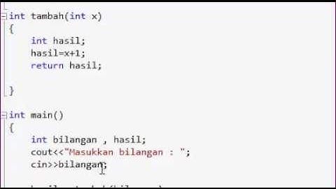 Fungsi Dengan Parameter pada Pemrograman C++