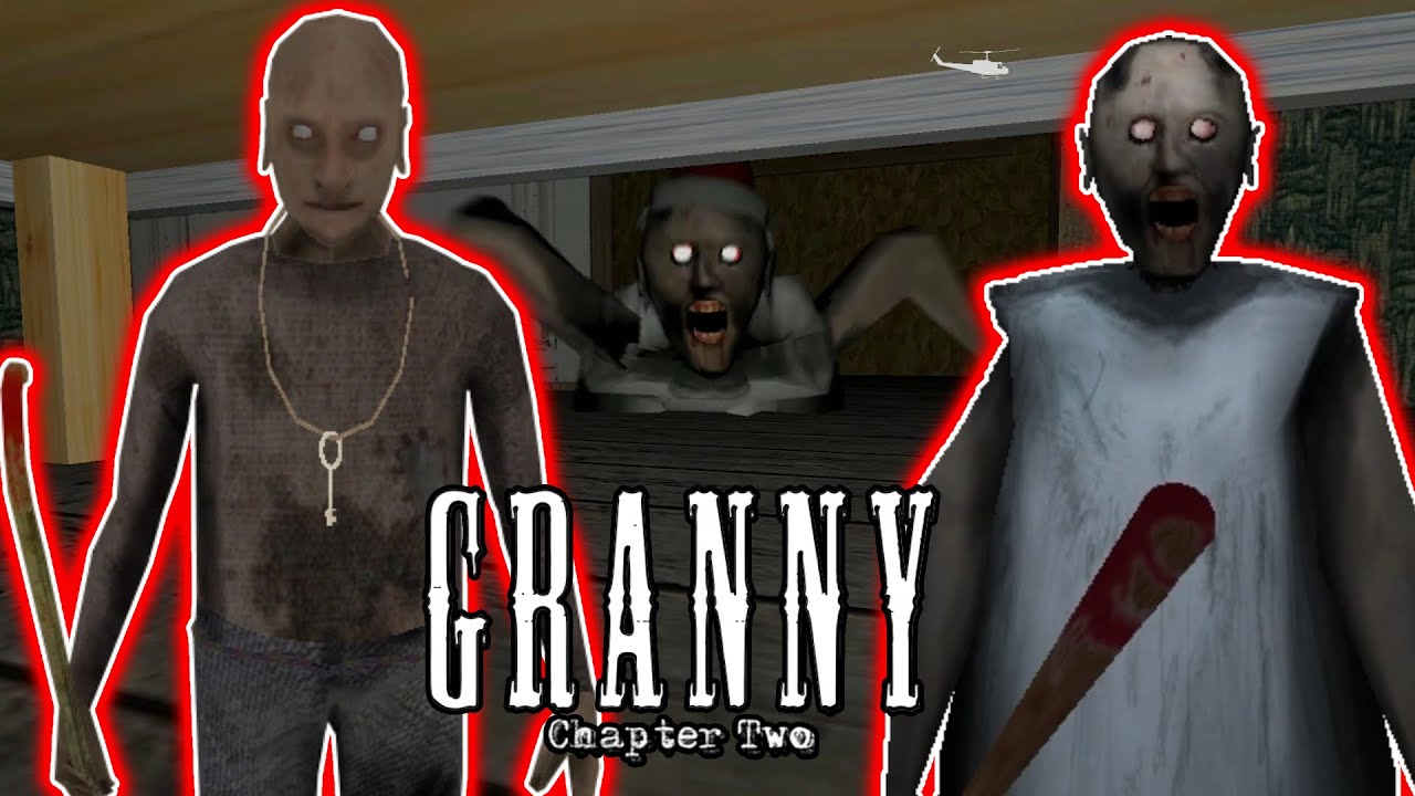 HELICOPTER ESCAPE IN GRANNY CHAPTER 2 GRANNY CHAPTER 2 GAMEPLAY YouTube