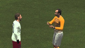 PES 2015 Slide Tackle on Xavi