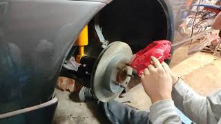Evo 8 rear Brembos on 2g Eclipse install