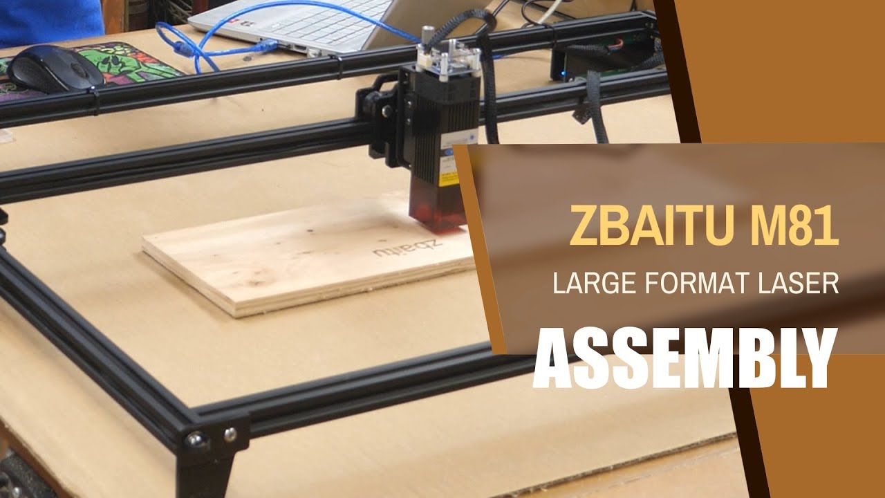 ZBAITU M37 Laser Engraver, 10W Output Power Laser Engraving