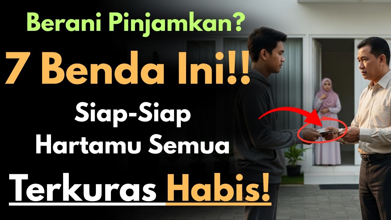 🔥JANGAN ANGGAP SEPELE ‼️ 7 Benda Ini Bisa Menghancurkan Aliran Rezekimu & Menguras Hartamu 🔥