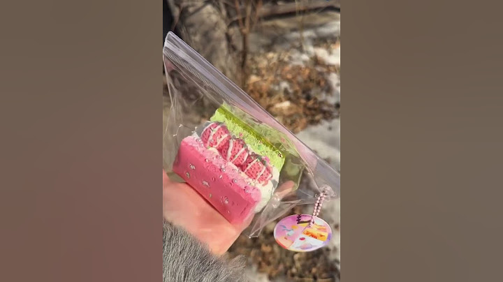 The strawberry matcha cake made of food silicone looks realistic and cute, feels soft to the touch😀