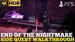 End of The Nightmare STELLAR BLADE End of The Nightmare Side Quest Walkthrough Gameplay 4K 60FPS HDR