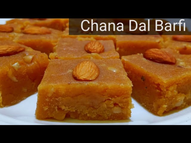 Chana Dal Barfi || Homemade Barfi With 4 Ingredients || No Khoya || No Milkmaid || No Milk Powder || | TastyYummy