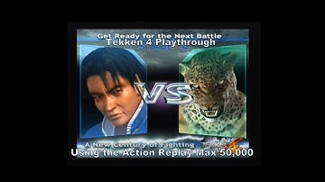 Tekken 4 Lei Playthrough using the Action Replay Max 50k cheat codes for Ps2 :D #Playstation #Sony