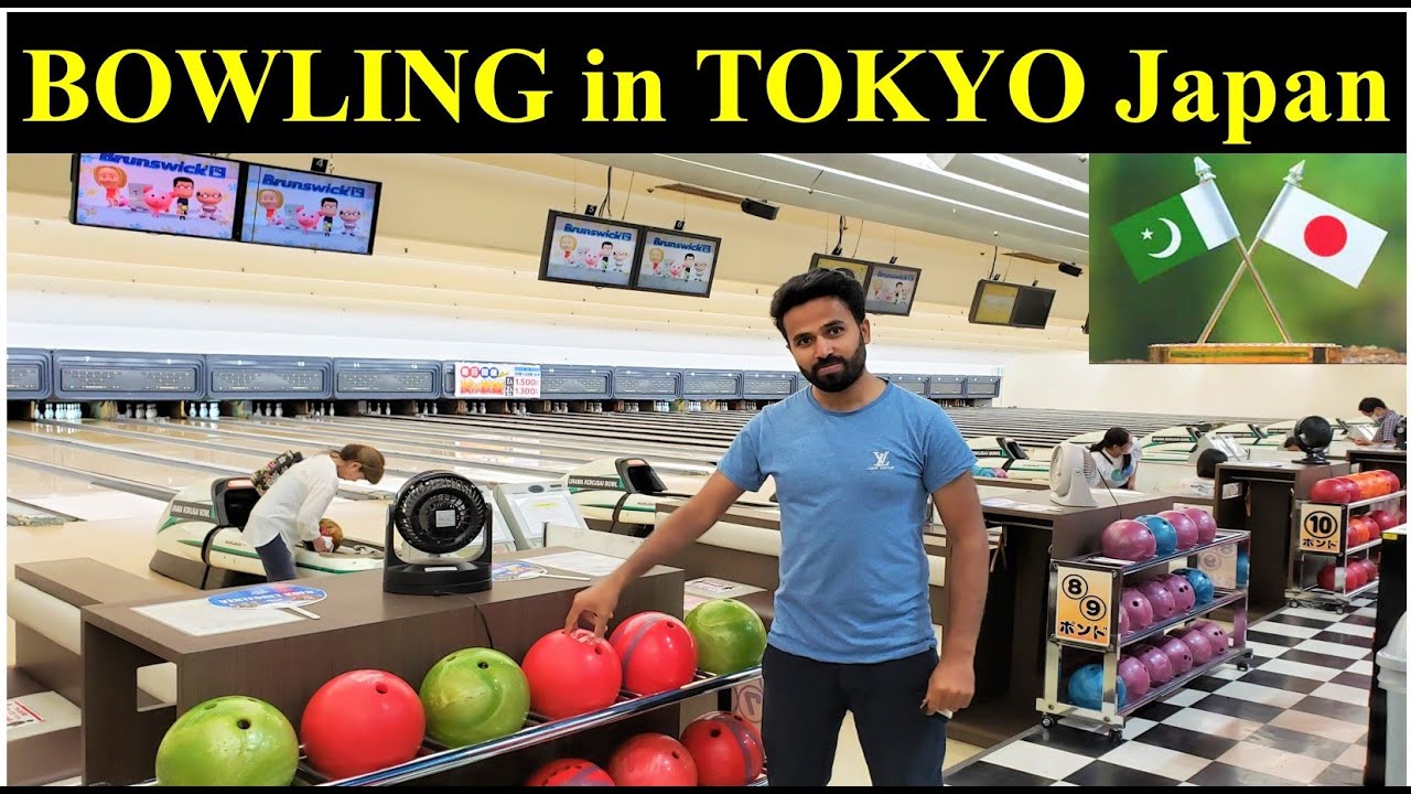 Bowling in TOKYO Japan First Time Bowling Pakistani in Japan Urdu