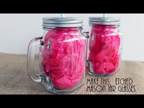 etching mason jars decorated glass etching mason jar youtube etching mason jars decorated glass etching mason jar youtube