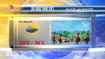 Dự báo thời tiết đêm 3/5 và ngày 4/5/2020 | Bắc Bộ nắng nóng