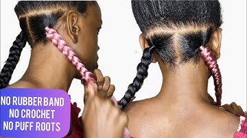 CAN’T GRIP BOX BRAID?Trying new Tucking Method/NO Puff roots #howto #knotlessbraid #protectivestyle
