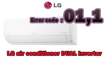 lg air conditioner error code 01, How to best fix?