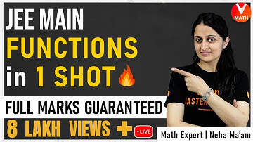 Functions IIT JEE in 1 Shot By Neha Agrawal | JEE Main Maths Revision | JEE Main 2023 | Vedantu