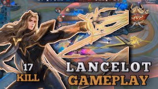 Gameplay Lancelot Swordmaster|| 20 Kill 🔥🔥 | Mobile Legends Bang-Bang