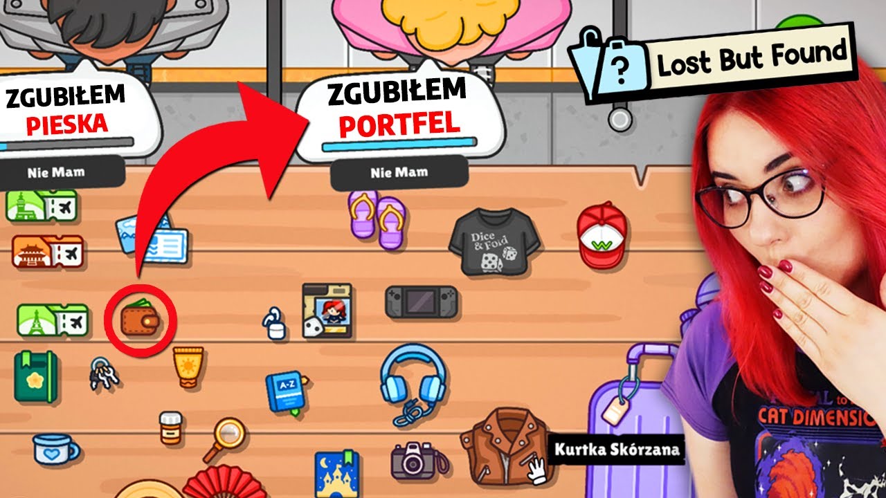 Pracuję w BIURZE RZECZY ZNALEZIONYCH na LOTNISKU 🧳 Lost But Found #1