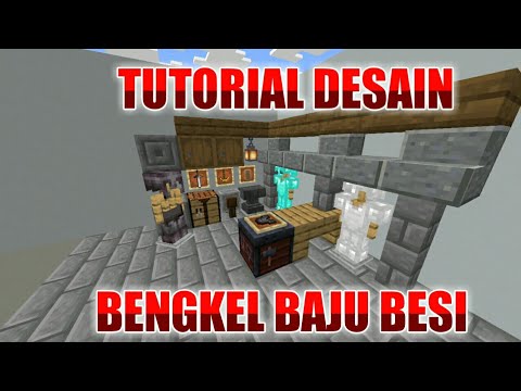  TUTORIAL DESAIN  Bengkel baju  besi  Minecraft indonesia 