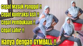 Senam Hamil Dengan Gymball Untuk Mempercepat Pembukaan Persalinan