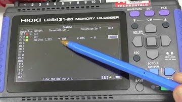 Wiring up a 4-20mA Transducer on the Hioki LR8431-20 Memory Logger
