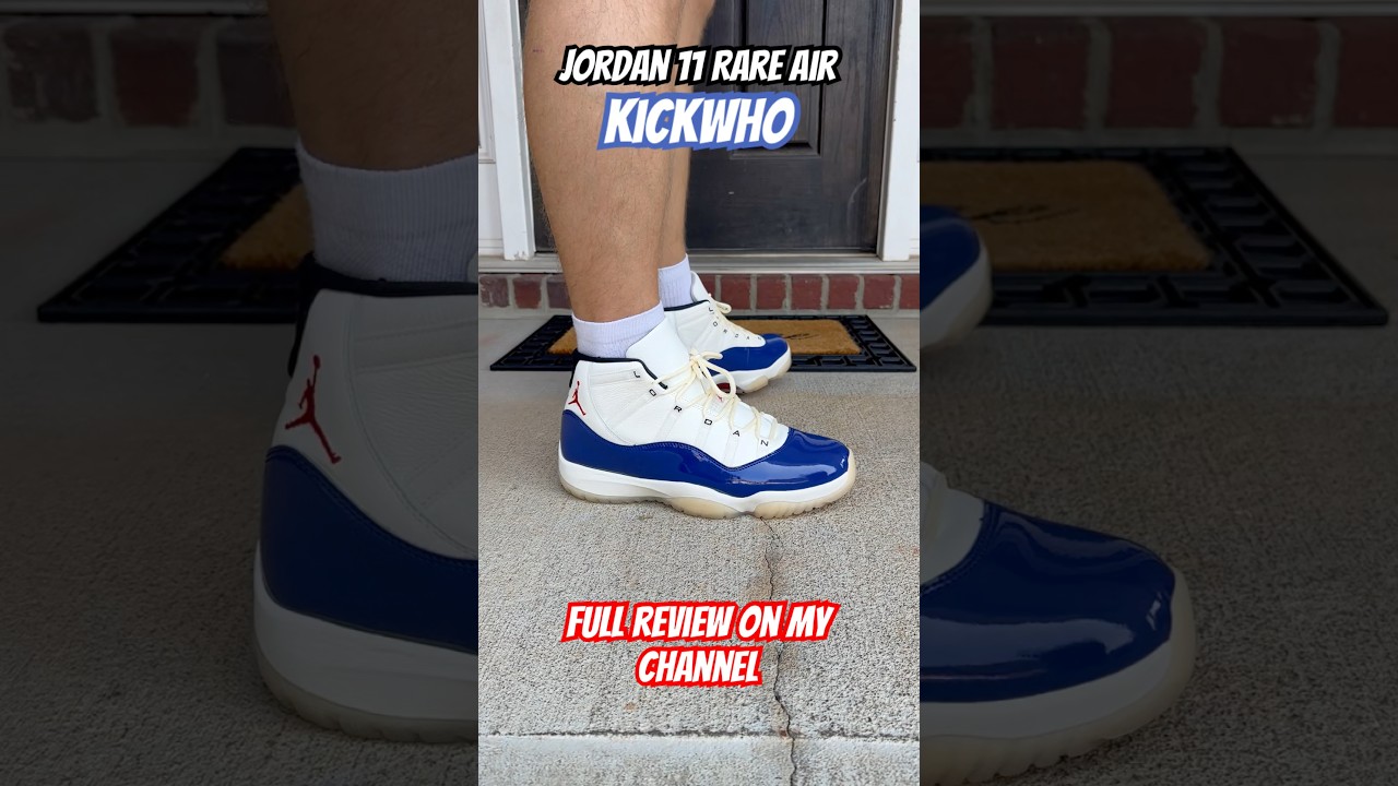 Jordan 11 Rare Air view kickwho.  Full review on my channel 