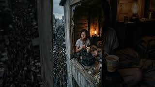 “She escaped the zombies… but nowhere is truly safe.” 🧟♀️🏚️#zombieapocalypse #survivalhorror
