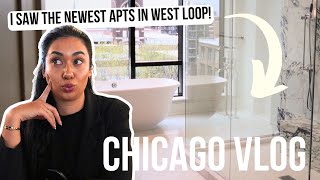 touring multi million $$$ condos in West Loop | CHICAGO VLOG