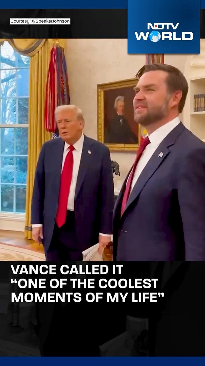 US VP JD Vance's 1st Oval Office Visit, Calls It One Of The Coolest Moments Of His Life