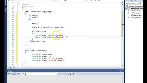 Part 1 - Procedures & Functions in C#