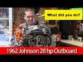 1962 Johnson 28 hp Carb &amp; Fuel Pump rebuild