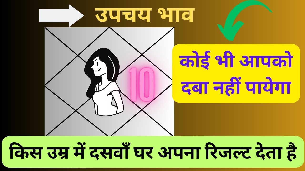 कुंडली में 10 भाव किसका होता है Upachaya 10th House in Astrology📛