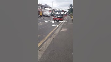 What operator does route B14 use? Wrong answers only.