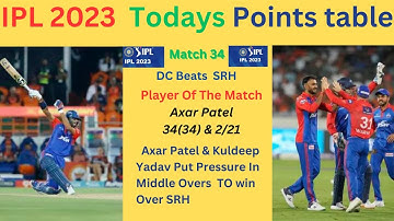 IPL 2023 Points Table-After DC vs SRH Match