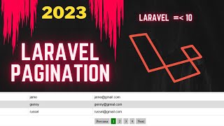 Simple Laravel Pagination by custom coding.without any plugin or library.#pagination #tutorials Simple Laravel Pagination by custom coding.without any plugin or library.#pagination #tutorials
