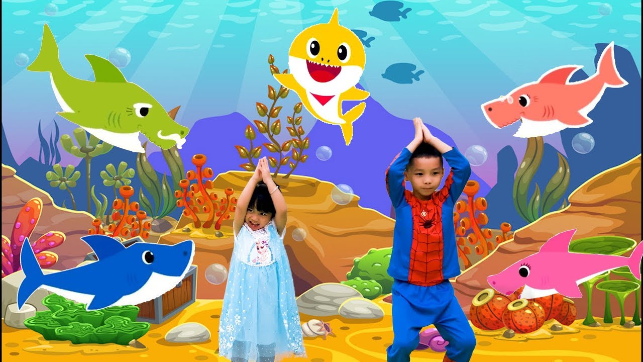Baby Shark 🦈 Kids Dance 💃 Sing and dance for Kids - YouTube