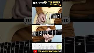 👑B.B. King - The Thrill is Gone | Cover + Backing Track 🔥
