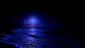 Calm Ocean at Night | Relaxing Waves & Nature Sounds for Sleep