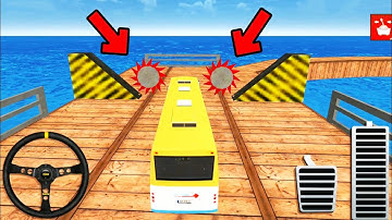 Impossible Bus Driving Extreme Highway Stunts #2 - Android Gameplay