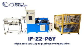 High Speed Sofa Zig-zag Spring Forming Machine - Infinity Machinery IF-Z2-PGY