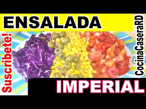 Video: Cómo Hacer Ensalada Imperial