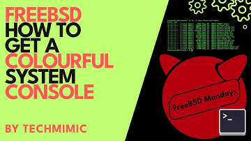 How to get a COLOURFUL system CONSOLE in FreeBSD (including Terminal fonts)