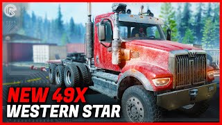 SnowRunner NEW Truck - Western Star 49X (DLC Update 10.0)