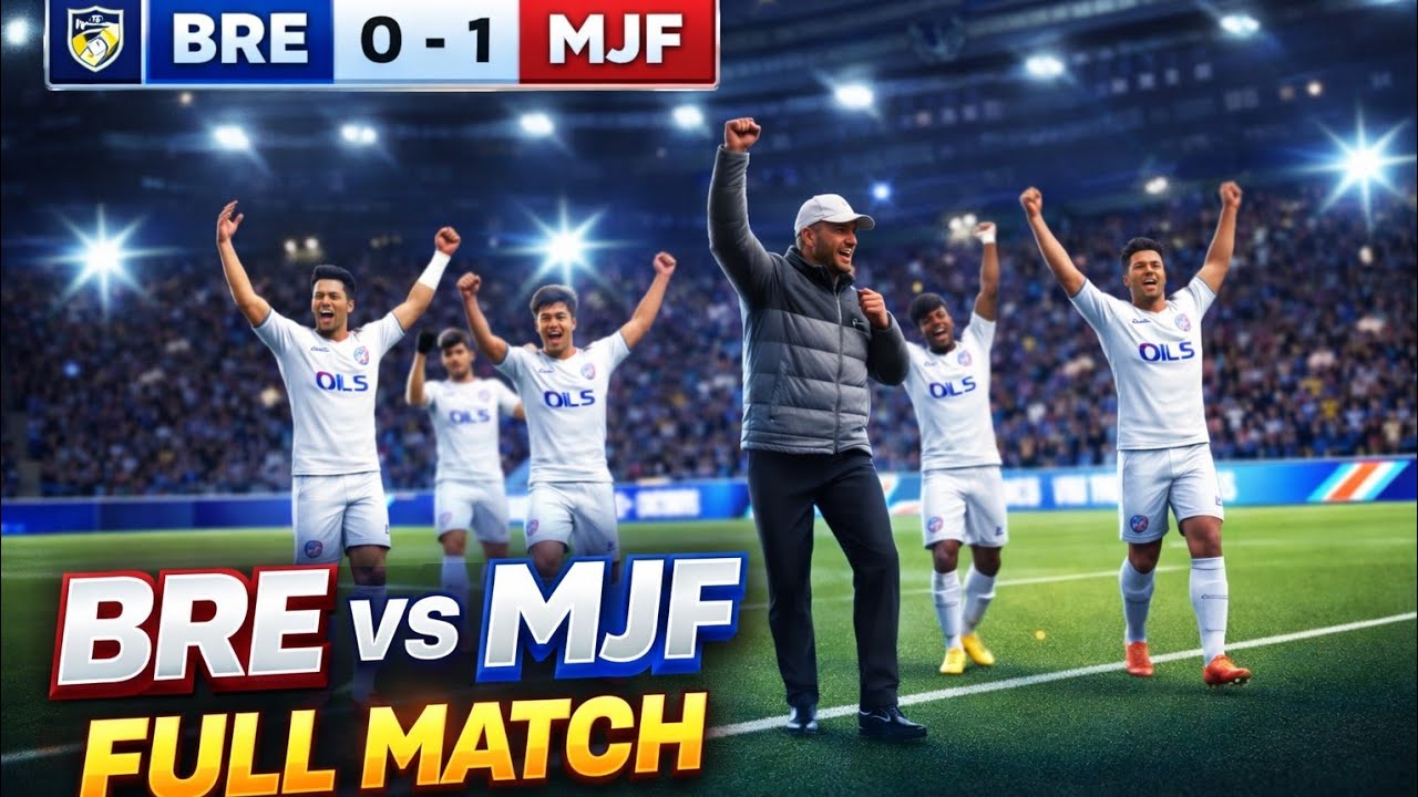 BRE vs MJF – Full Match | Unreal Realistic Football Gameplay 😱⚽ (Play XO)